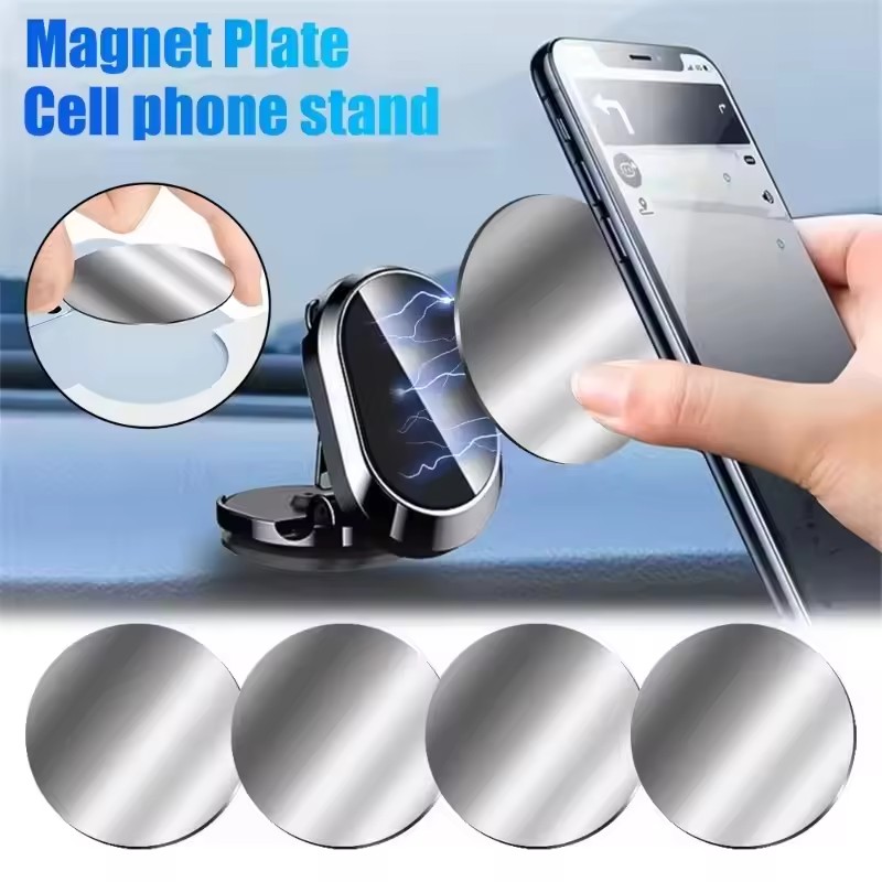 1/50Pcs Magnetic Metal Plate F - Phone Accessories Holder Car 评论和价格