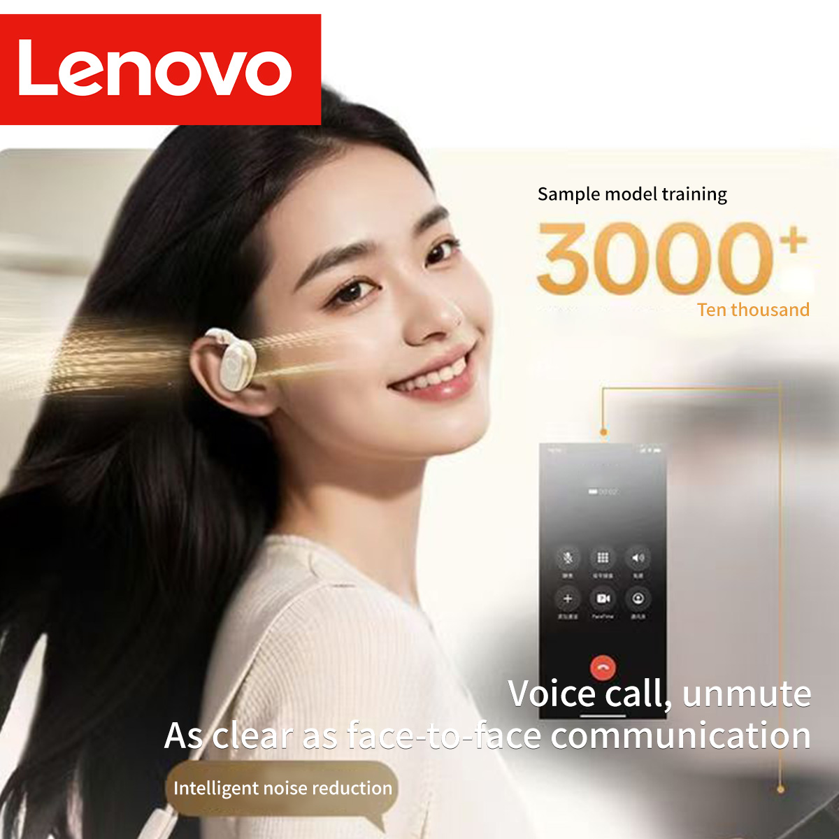 Lenovo EA366 Earhook Headphone - Phone Accessories Amazon 评论和价格