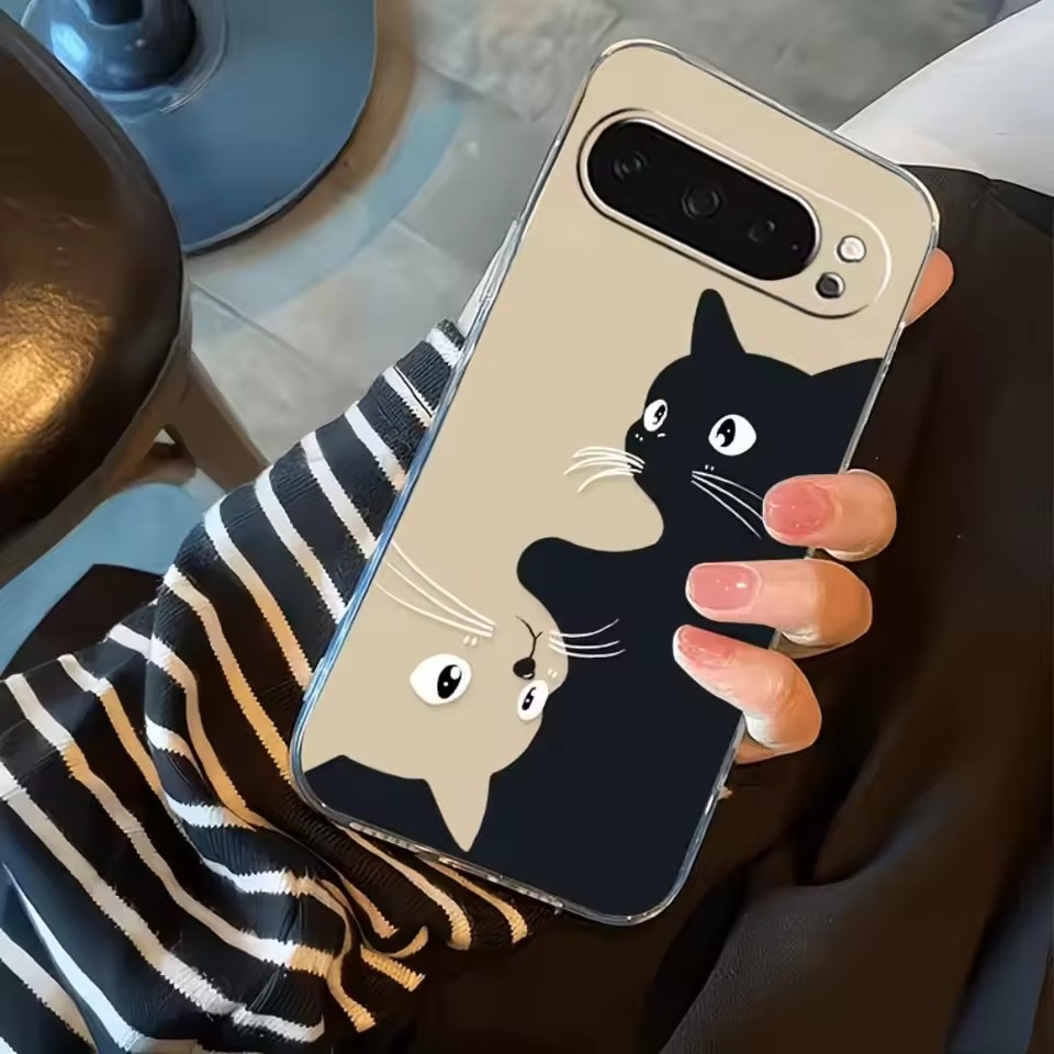 Hot Kawaii Cartoon Black Cat P - Google Pixel 9 Pro 评论和价格