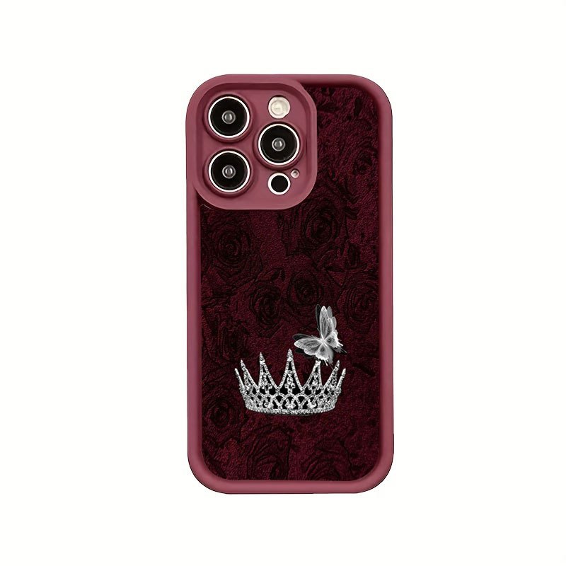 Phone Case Red Rose Silver Cro - Apple Iphone 15 评论和价格