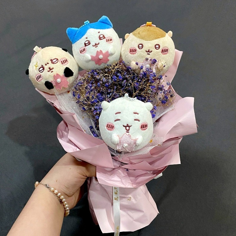 Sakura Series Plush Keychain C - Phone Accessories Charms 评论和价格